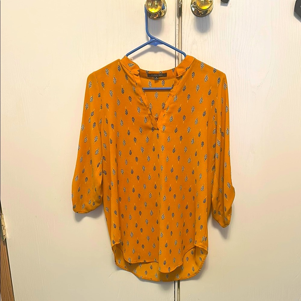 Yellow Long Sleeve Shirt☀️💛